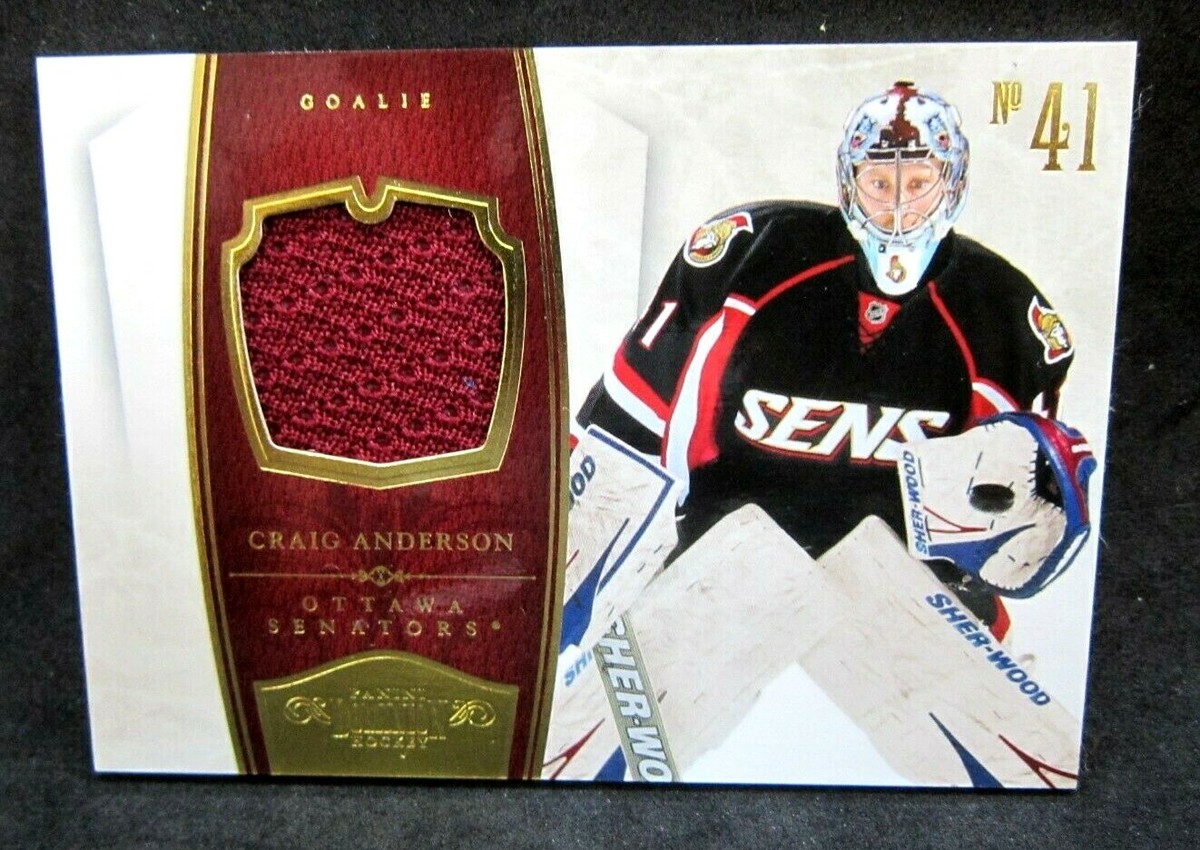 Craig Anderson 2010-11 Panini Dominion GU Jersey Patch#22/99