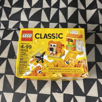 REAL JOY 10箱 NEW Lego Classic 10709 Orange Creativity Box Ages 4-99 60 PCS