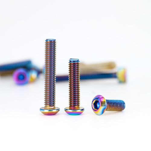 Mushroom Head Hexagonal Dazzle Electric Motorcycle Refitting Screw - Picture 3 of 35