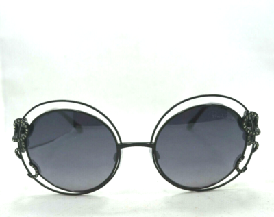 Roberto Cavalli CARDUCCI 1024 01C Black Gray Oval – Italy Designer Sunglasses NEW AUTHENTIC ROBERTO CAVALLI CARDUCCI 1024 01C SUNGLASSES  main image 3
