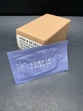 SUMMER FRIDAYS JET LAG MASK Box Of 25 3g Travel Single Use Packet 2.5 Oz