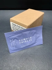 SUMMER FRIDAYS JET LAG MASK Box Of 25  3g Travel Single Use Packet 2.5 Oz