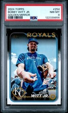 2024 Topps Series 1 - Bobby Witt Jr. #254 Golden Mirror PSA 8 NM-MT