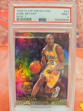 KOBE BRYANT 1996 Flair Showcase Row 1 PSA 9? Tough ROOKIE CARD. ? . rookie card picture