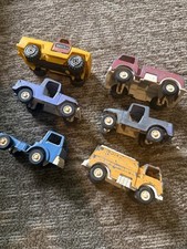 Vintage Lot Of 6 Tootsie And Tonka Toys Diecast Cars Trucks 1969-1970
