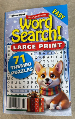 Take a Break Word Search Puzzles ~ Large print ~ Easy ~ Nov. 2025