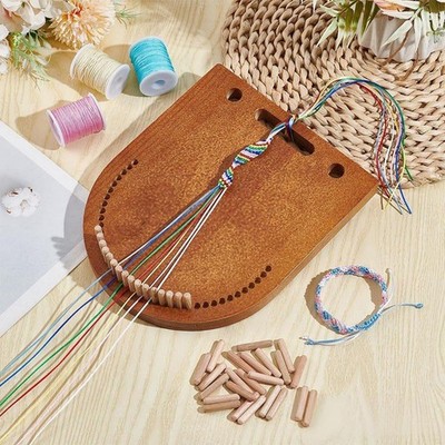 Holz Armbandmacher Armbandmacher Flechtwerkzeug Armbandherstellung Kit für