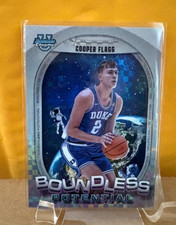 2024/25 BOWMAN CHROME U COOPER FLAGG BOUNDLESS POTENTIAL X-FRACTOR MAVERICKS