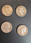 90% Silver Quarters – $1 Face Value (4 Coins) – Pre-1965 Junk Silver – Free Ship