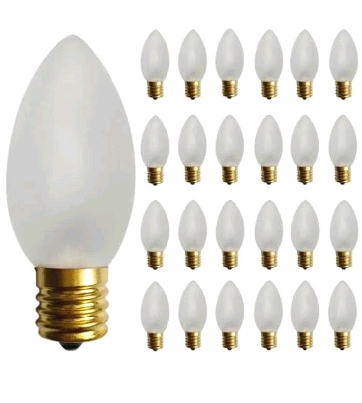 , C9 Replacement Bulbs For Frosted White