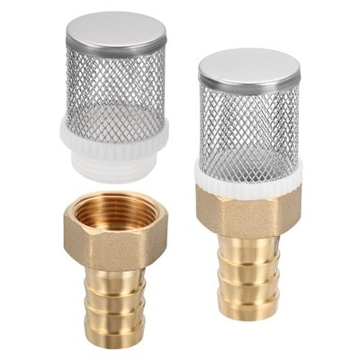 2Pcs Inline Strainer, 3.2'' Encrypted Hose Strainer W/ 19mm Diameter Connection