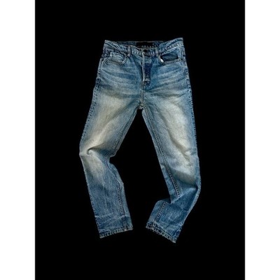 Alexander Wang Jeans Sz 29.5x28 Relaxed Slim Denim Blue Jeans Made In USA