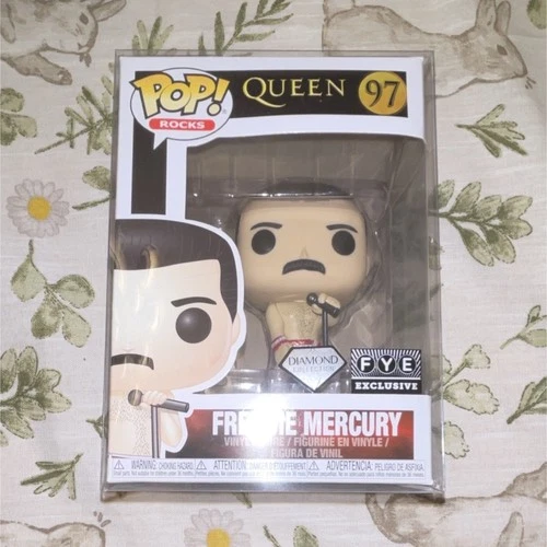 Funko Pop! Vinyl Queen Freddie Mercury Rocks #97 Diamond FYE Exclusive Figure