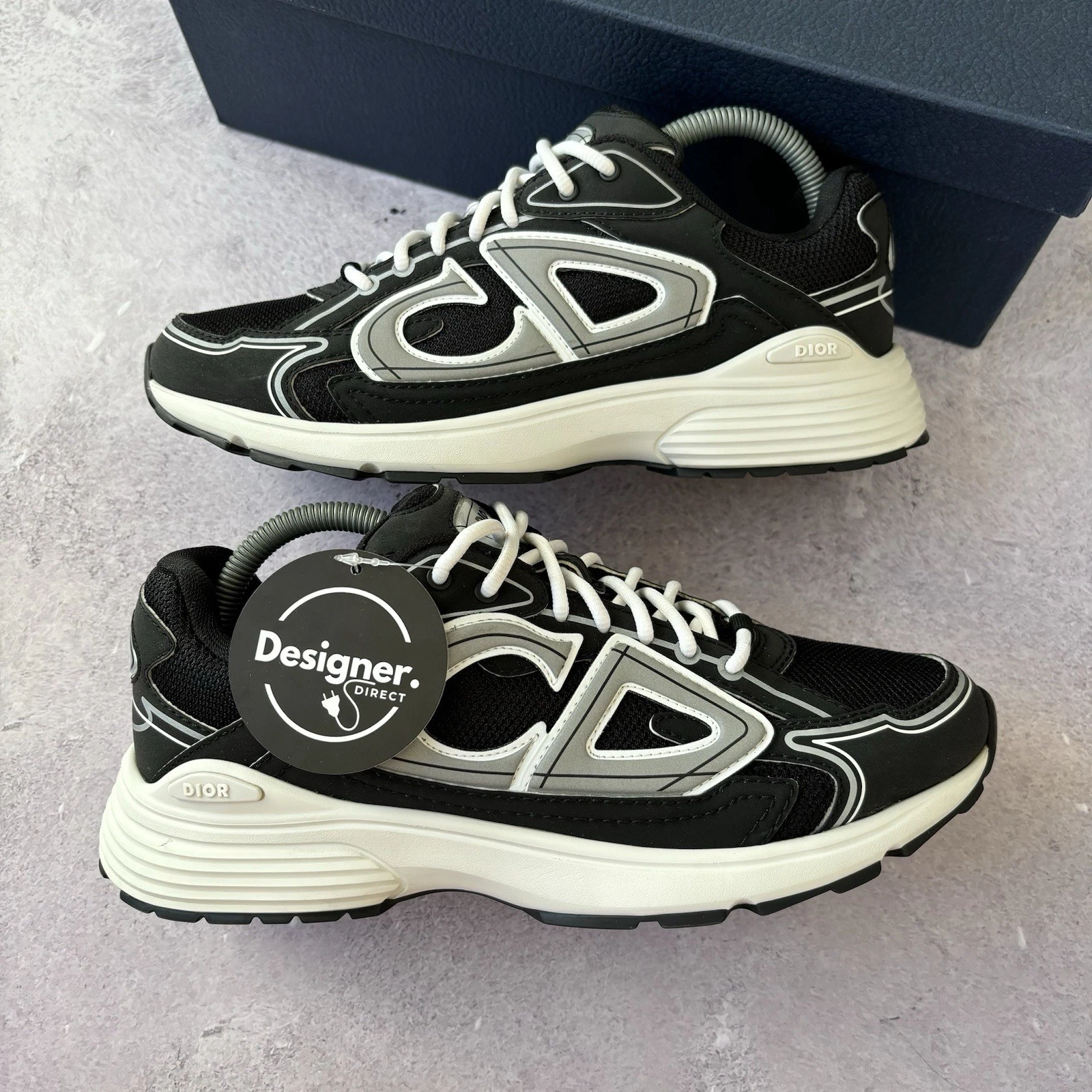 Baskets Dior B30 noir et blanc taille 41,5 (Royaume Uni 7,5)
