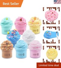 Delightful 8-Pack Scented Butter Slime Kit for Creative Kids  Stress Relief