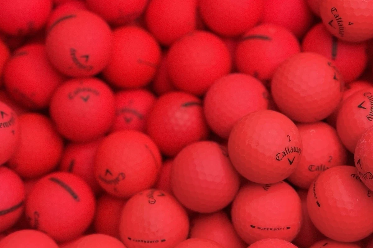 USEDレッドボール104球 Red Golf Balls for sale | eBay