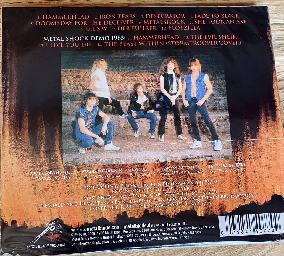 FLOTSAM AND JETSAM “Doomsday For The Deceiver” Ltd Digi • NEW & SEALED • Slayer - Bild 2 von 2