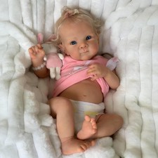 RXDOLL Lifelike Reborn Baby Dolls Anatomically 18 inches, Pink-bettie Girl