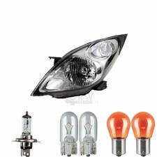 Halogen Scheinwerfer Frontscheinwerfer links H4 für Chevrolet Spark inkl. Lampen