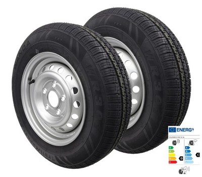 2x Komplettrad 155/80R13 84N 112x5, 155 R 13 PKW Anhänger 4 1/2 Jx13 Reifen ET30