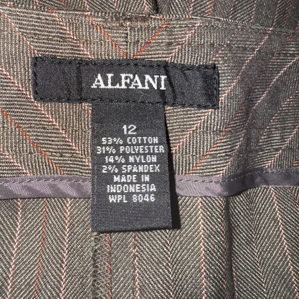 Alfani Mujeres 12 Rayas Corto Academia Profesional Carrera Negocios Informal  Foto 4 de 4