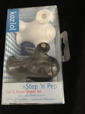 KOZIOL Step N'Pep. Salt and Pepper shakers