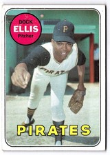 1969 Topps #286 Dock Ellis Rookie RC * Mid Grade * High Res Scan *