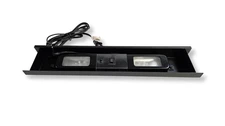 Winsted AV Equipment Rack Light Fixture – Dual Fluorescent Bulbs, Black -WORKING