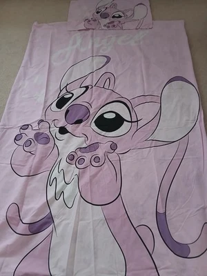 Disney Stitch and Angel Single Duvet Cover Set Reversible Excellent Condition - Image 1 of 4