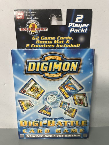 Digimon Cards Digi Battle 2 Player Starter Set Pack NEW English open box