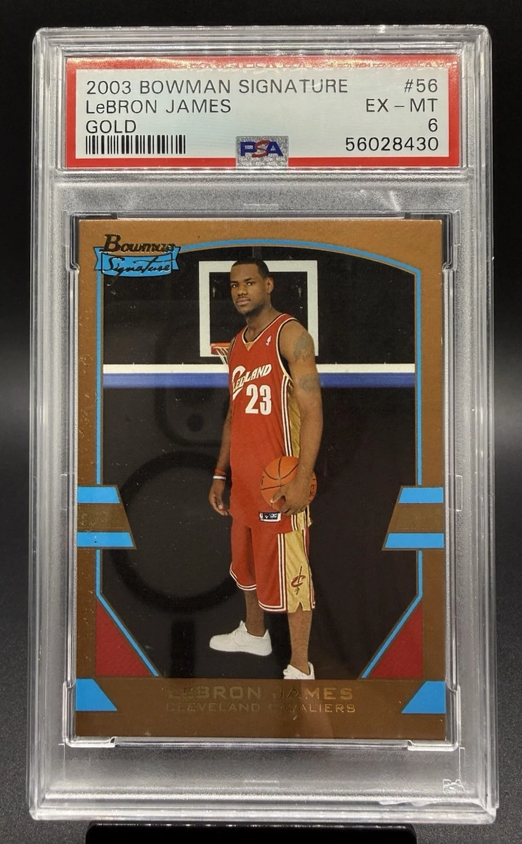 Bowman Signature LeBron James 2003-04 #56 for sale | eBay
