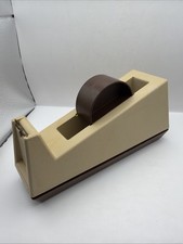 Vintage 3M C-25 Heavy Duty Tape Dispenser-Model 2800-Brown/Tan Scotch Brand