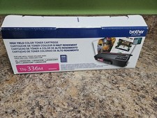 NEW Genuine Brother TN336M Magenta High Yield Toner Cartridge Vacuum Sealed.
