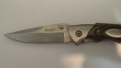 Stainless Rostfrei ESP K&R ASI#63770 Single Lock Blade Pocket Knife