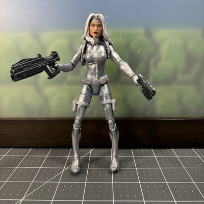 Silver Sable Marvel Legends Action Figure Kingpin Series Complete w Weapons 2018