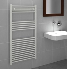 White Towel Rail Radiator 600mm x 1200mm 
