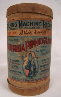 Columbia Cylinder Phonograph Record Container "Berger"