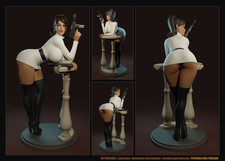 Texelion NSFW Figure  Lana Kane Fan Art  3D Resin Multi Scale