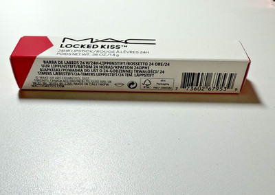MAC Cosmetics Locked Kiss 24hr Lipstick 90 TABOO .06 oz/1.8 gr New