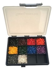 Cable Marker Kit (1000 pcs) CSA 0.75 - 4mm² Chevron Cut Colour Code Numbers