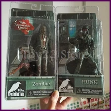 NECA Redfield Hunk Zombie With Dog Licker And Walker Chris Redfield Hunk Action