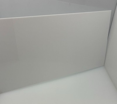 Acrylic Plexiglass Sheet - 1/8'' Thick - White Opaque - 48'' x 24''