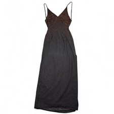 Scala 100 silk beaded ombr formal dress