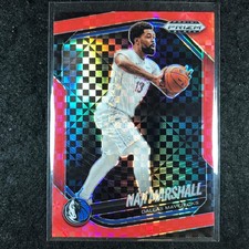 2024-25 Prizm Black NAJI MARSHALL Base Red Power 51/75 #128