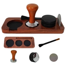 Espresso Machine Accessories,5pcs Espresso Tamper Kit,51mm Espresso Coffee Tampe