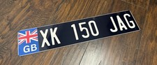 Black British Gb Euro Style License Plate Custom Text Aluminum Tag Black British Gb Euro Style License Plate Custom Text Aluminum Tag