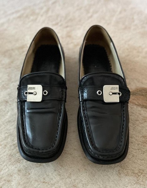 Women JOOP! Loafers Black Leather 37