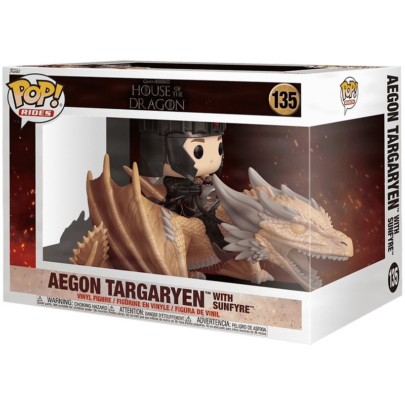 Funko POP! Rides Deluxe House of the Dragon Aegon Targaryen with Sunfyre 135