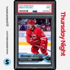 2016 UPPER DECK #210 SEBASTIAN AHO YOUNG GUNS RC ROOKIE PSA 9