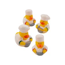 Chef Rubber Duckies - Toys - 12 Pieces